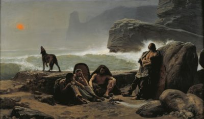The Gallic Coast Guards by Jean Jules Antoine Lecomte du Nouy